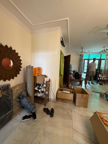 Living Room in 2 BHK Builder Floor at Kalkaji – for Rent