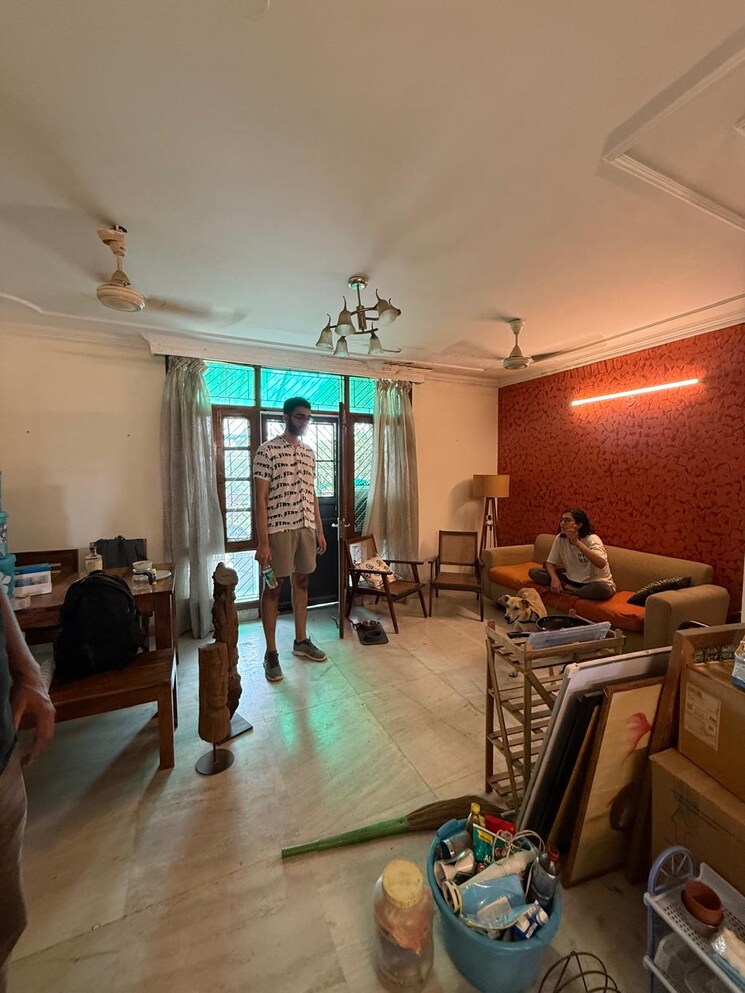 Living Room, kalkaji 2 Bedroom 1800 Sq.Ft. Builder Floor In Kalkaji Delhi 8910746