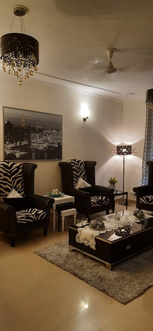 Living Room in 4 BHK Apartment at Aditya Mega City, Vaibhav Khand – for Sale