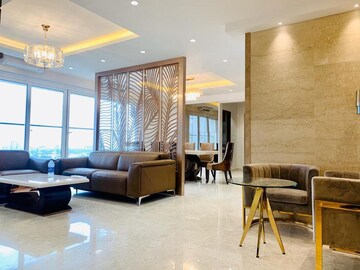 Living Room in 3 BHK Apartment at Prestige Deja Vu, Pulikeshi Nagar – for Rent