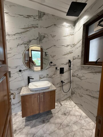 Bathroom in 4 BHK Builder Floor at Chittaranjan Park – for Rent