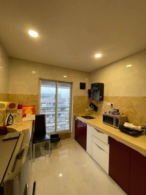 Kitchen in 1 BHK Apartment at Suvidha Regal Heights, Vasai East – for Sale