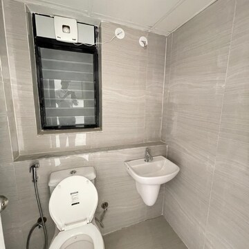Bathroom in 3 BHK Apartment at Runwal Gardens Phase I, Kalyan Shilphata Road – for Rent