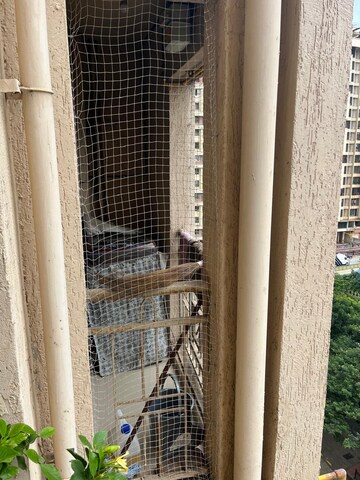 Balcony in 2 BHK Apartment at Raunak Park View, Ghodbunder Road – for Rent