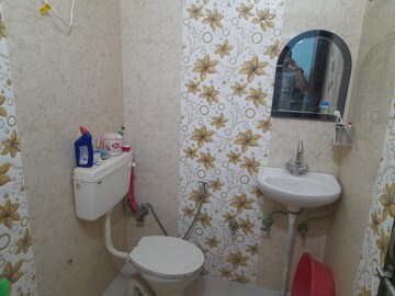 Bathroom in 1 BHK Builder Floor at Chattarpur – for Rent