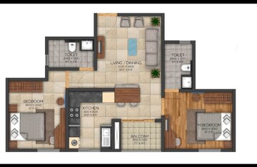 2 BHK Apartment For Sale in Brigade Cornerstone Utopia, Varthur