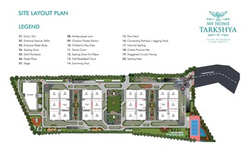 Master Plan in 3 BHK Apartment at My Home Tarkshya, Kokapet – for Rent