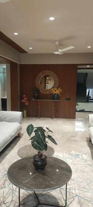 Living Room in 4 BHK Apartment at Kalpvruksh Meadows, Paldi – for Sale