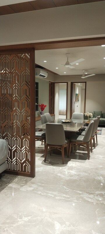 Living Room in 4 BHK Apartment at Kalpvruksh Meadows, Paldi – for Sale