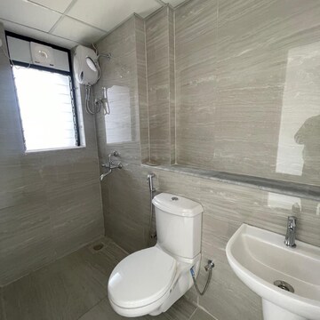 Bathroom in 1 BHK Apartment at Runwal Gardens Phase I, Kalyan Shilphata Road – for Rent