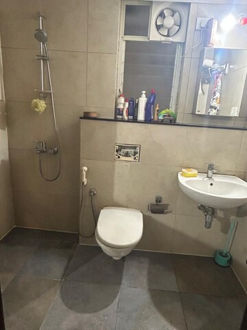 Bathroom in 2 BHK Apartment at Mahindra Antheia, Pimpri – for Rent