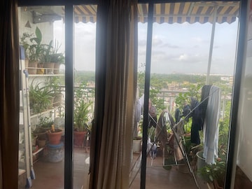 Balcony in 2 BHK Apartment at Mahindra Antheia, Pimpri – for Rent