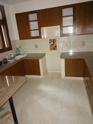 Kitchen in 3 BHK Builder Floor at Greater Kailash I – for Rent