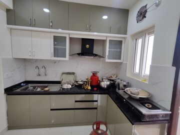 Kitchen in 3 BHK Apartment at Hirize Rich Park, Kokapet – for Rent