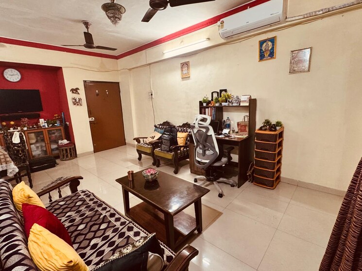 Living Room, soham-exotica 2 Bedroom 1200 Sq.Ft. Apartment In Kharghar Navi Mumbai 8911488