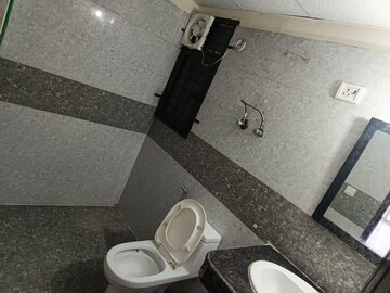 Bathroom in 2 BHK Apartment at Himalaya Tower, Ahinsa Khand 1 – for Rent