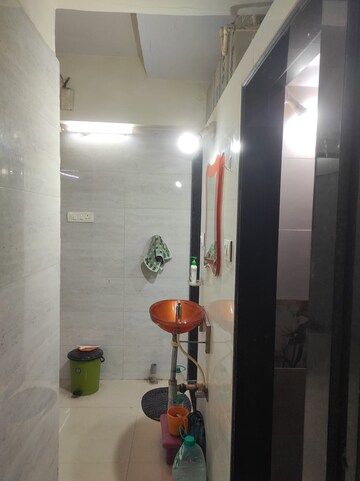 Bathroom in 1 BHK Apartment at Shree Devadiga CHS, Andheri East – for Rent