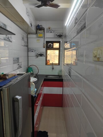 Kitchen in 1 BHK Apartment at Shree Devadiga CHS, Andheri East – for Rent