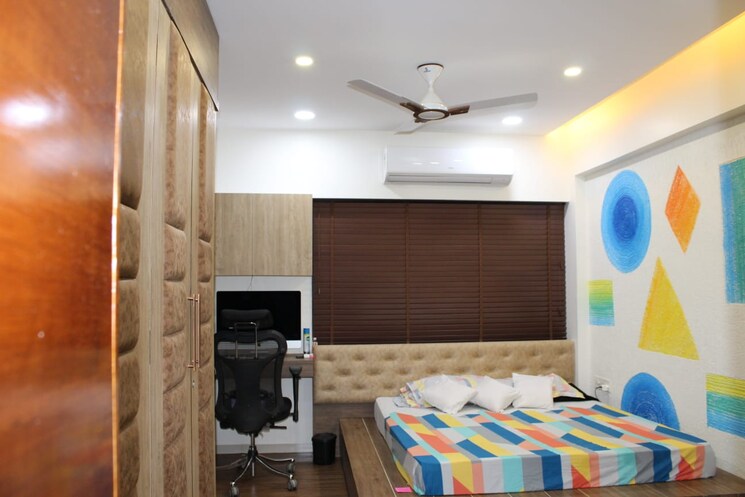 Bedroom, samruddhi-anushri-pratistha 4 Bedroom 2800 Sq.Ft. Apartment In Gulbai Tekra Ahmedabad 8911570