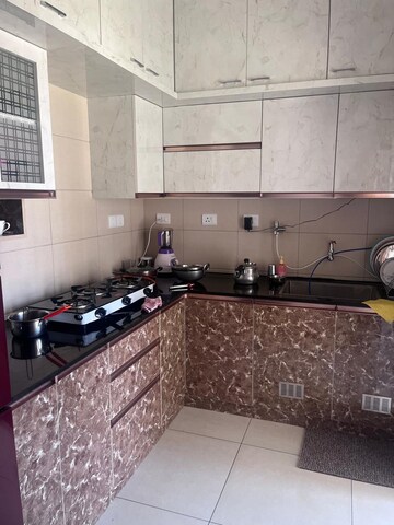 Kitchen in 2 BHK Apartment at Sobha Dream Gardens, Thanisandra Main Road – for Rent