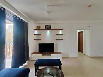 Team Area in 3 BHK Apartment at Bhartiya Nikoo Homes Phase 2, Thanisandra Main Road – for Rent