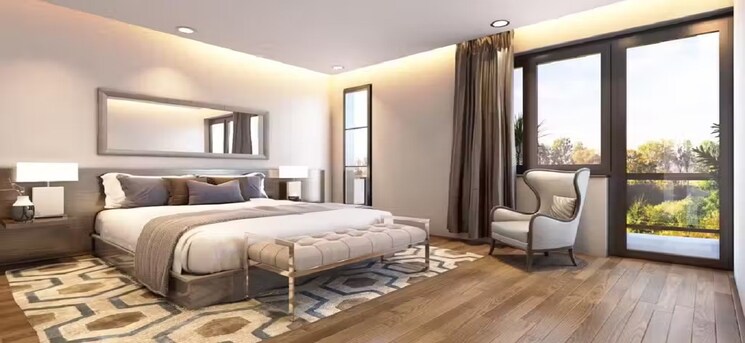 Bedroom, mahindra-ivylush 3 Bedroom 1115 Sq.Ft. Apartment In Kharadi Pune 8911733