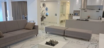 Living Room in 5 BHK Apartment at JP Iscon Platinum, Bopal – for Sale