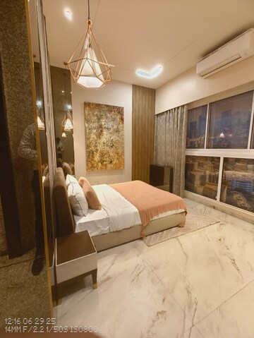 Bedroom in 3 BHK Apartment at Omkar Alta Monte, Malad East – for Sale