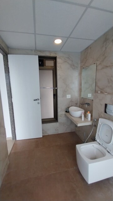 Bathroom in 3 BHK Apartment at Kanakia Silicon Valley, Powai – for Rent