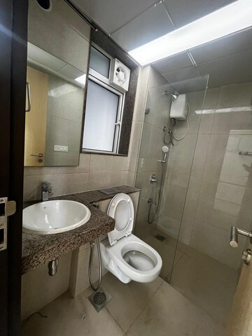 Bathroom in 3 BHK Apartment at L&T Emerald Isle, Powai – for Rent