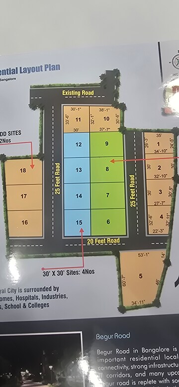  Plot – Map Location View at Akshayanagar - for Sale