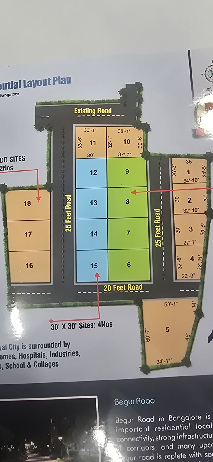 Map Location, akshayanagar  1000 Sq.Ft. Plot In Akshayanagar Bangalore 8911813