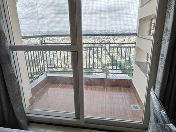 Balcony in 3 BHK Apartment at Pashmina Waterfront, Old Madras Road – for Rent