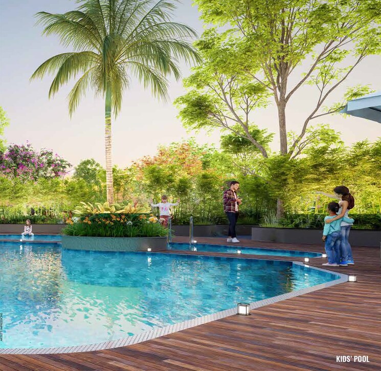 Swimming Pool, kohinoor-riverdale 3 Bedroom 989 Sq.Ft. Apartment In Kharadi Pune 8911868