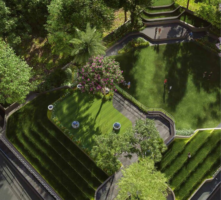 Garden, kohinoor-riverdale 3 Bedroom 989 Sq.Ft. Apartment In Kharadi Pune 8911868