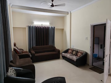 Living Room in 2 BHK Apartment at Aastha CHS Wakad, Wakad – for Rent