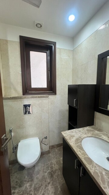 Bathroom in 3 BHK Builder Floor at Uday Park – for Rent