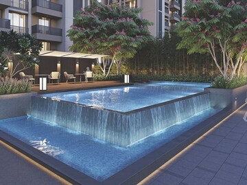 Swimming Pool in 5 BHK Apartment at Goyal Riviera Prestige, Makarba – for Sale