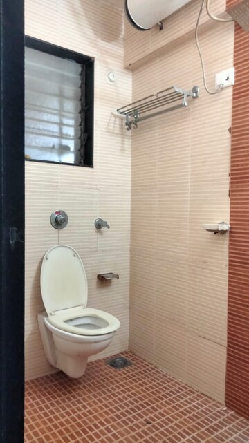 Bathroom in 2.5 BHK Apartment at Radha Govind, Borivali East – for Rent