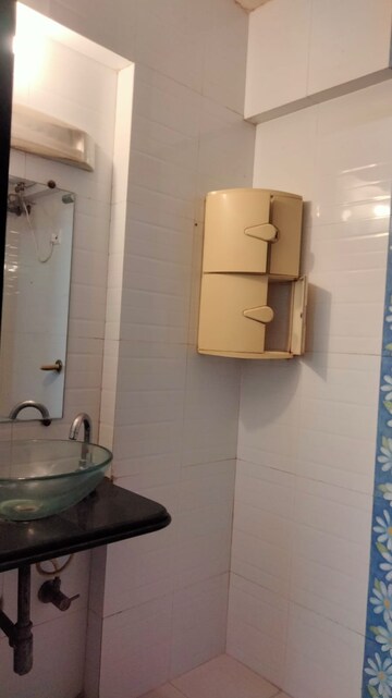 Bathroom in 2.5 BHK Apartment at Radha Govind, Borivali East – for Rent