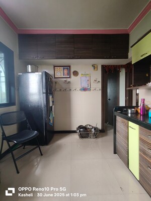 Kitchen in 2.5 BHK Apartment at Govind Dham Chs, Kalwa – for Sale