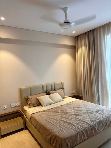 Bedroom in 3 BHK Apartment at Rustomjee Parishram, Pali Hill – for Rent