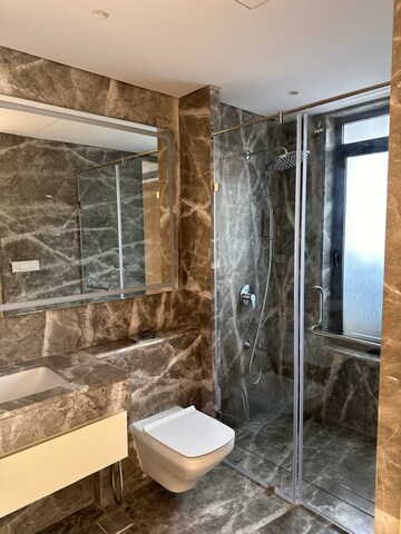 Attached Bathroom in 3 BHK Apartment at Rustomjee Parishram, Pali Hill – for Rent