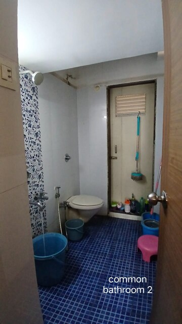 Bathroom in 3.5 BHK Apartment at Shree Nandanvan homes, Kalwa – for Rent