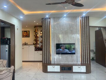 Living Room in 2.5 BHK Apartment at Gopalan Lake Front, Electronic City Phase I – for Sale