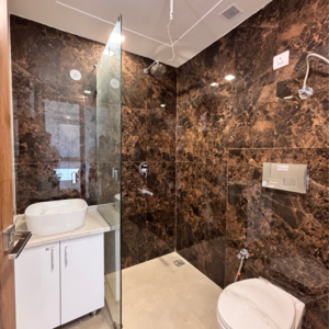 Bathroom in 3 BHK Builder Floor at BP Homes, Neharpar Phase 2 – for Sale