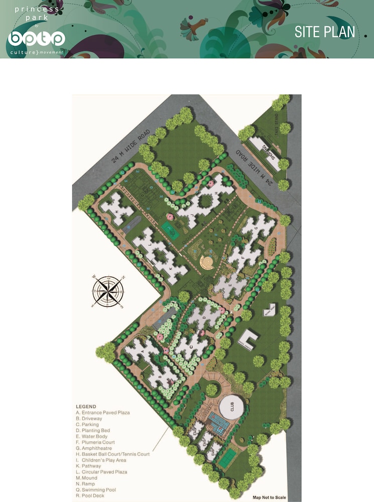 Master Plan, bptp-princess-park 2 Bedroom 1261 Sq.Ft. Apartment In Sector 86 Faridabad 8912205