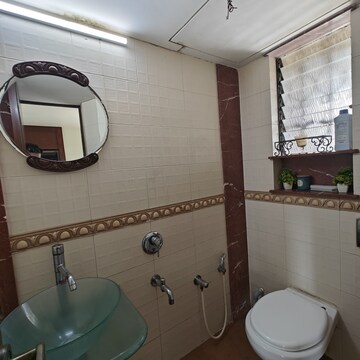 Attached Bathroom in 3 BHK Apartment at Silvery Dee  Apartment, Chimbai Village – for Rent