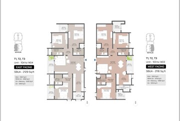 Floor Plan in 3 BHK Apartment at Modern Engrace Vista, Sarjapur Road – for Sale