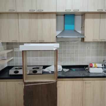 Kitchen in 2 BHK Apartment at Orchid Woods, Hennur Road – for Rent